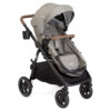 Ginger LX 4-in-1 One-Hand Pramette Stroller - Convertible Pramette & Stroller, Newborn to Toddler (Dove)