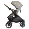 Ginger LX 4-in-1 One-Hand Pramette Stroller - Convertible Pramette & Stroller, Newborn to Toddler (Dove)