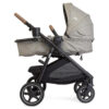 Ginger LX 4-in-1 One-Hand Pramette Stroller - Convertible Pramette & Stroller, Newborn to Toddler (Dove)