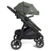 Ginger LX 4-in-1 One-Hand Pramette Stroller - Convertible Pramette & Stroller, Newborn to Toddler (Dove)