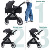 688a6418f15a14096fa17caa0861fb8b23e648f049bd150e758c4.jpg Baby Stroller 2 in 1 Newborn Convertible Stroller Bassinet for Infant New Born Pushchair 0-36 Month