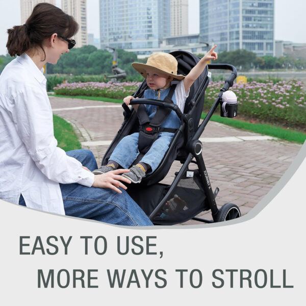 688a641ad20f7238448a2110cac832de3c1582e4431585781eed0.jpg Baby Stroller 2 in 1 Newborn Convertible Stroller Bassinet for Infant New Born Pushchair 0-36 Month