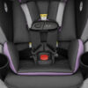 Evenflo Revolve360 Slim 2-in-1 Rotational Car Seat with Quick Clean Cover (Salem Black)