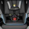 Evenflo Revolve360 Slim 2-in-1 Rotational Car Seat with Quick Clean Cover (Salem Black)
