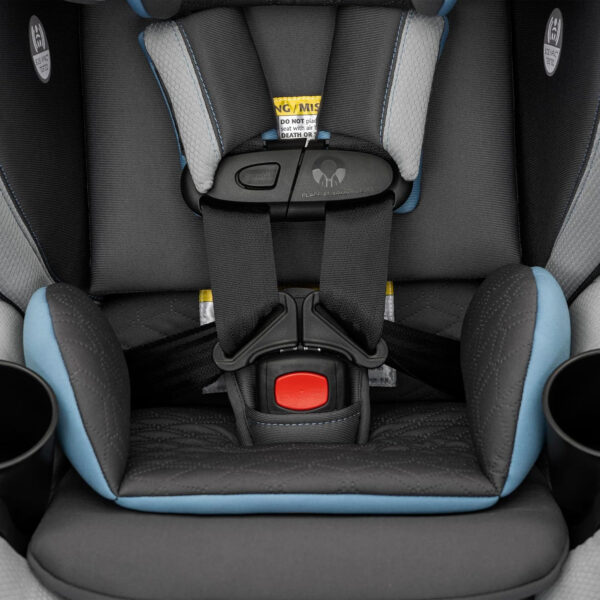 Evenflo Revolve360 Slim 2-in-1 Rotational Car Seat with Quick Clean Cover (Salem Black)