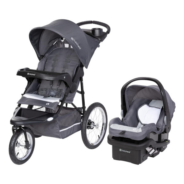 baby Trend Expedition® Jogger Travel System with EZ-Lift™ Infant Car Seat, Dash Black