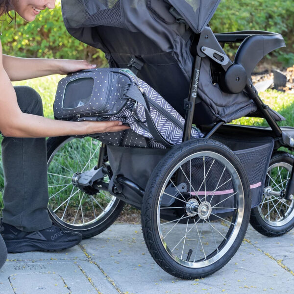 baby Trend Expedition® Jogger Travel System with EZ-Lift™ Infant Car Seat, Dash Black