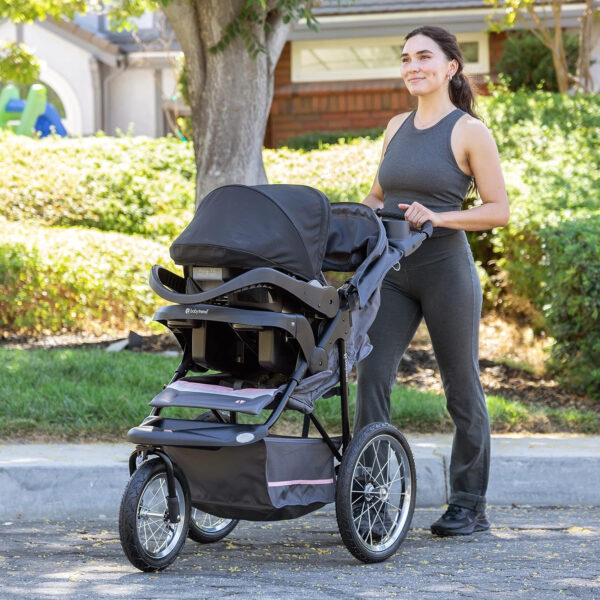 baby Trend Expedition® Jogger Travel System with EZ-Lift™ Infant Car Seat, Dash Black