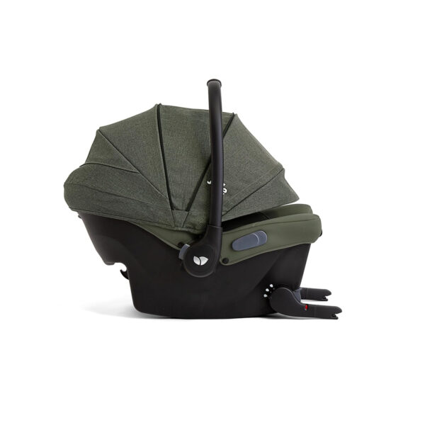 Mint Latch Baseless Infant Car Seat – Lightweight, Built-in Rigid Latch Connectors and Side Impact Protection – No Base Installation Required (Dove)