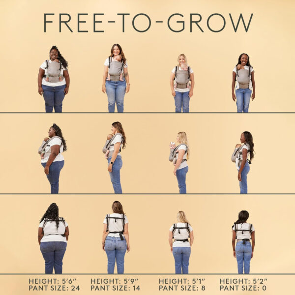 688a695b60920dd775e85f553235506b094be88e777d1708e3e99.jpg Baby Tula Cotton Free-to-Grow Baby Carrier - Adjustable, Comfortable, Newborn to Toddler Carrier - Ergonomic Fit for 7lbs to 45lbs - Back & Front Carry Options - Play (Yellow/Hearts)