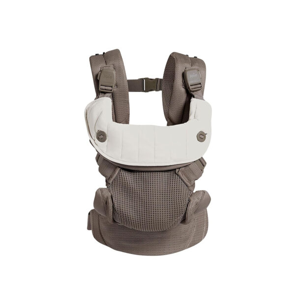 Savvy Air 4-in-1 Mesh Baby Carrier – Breathable, Ergonomic Baby Carrier with 4 Carry Positions, Cooling Mesh Fabric, Padded Straps, and Lumbar Support (Bisque)