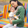 Savvy Baby Carrier – Ergonomic, Adjustable Baby Carrier with 4 Carry Positions, Padded Shoulder Straps and Lumbar Support (Marina)