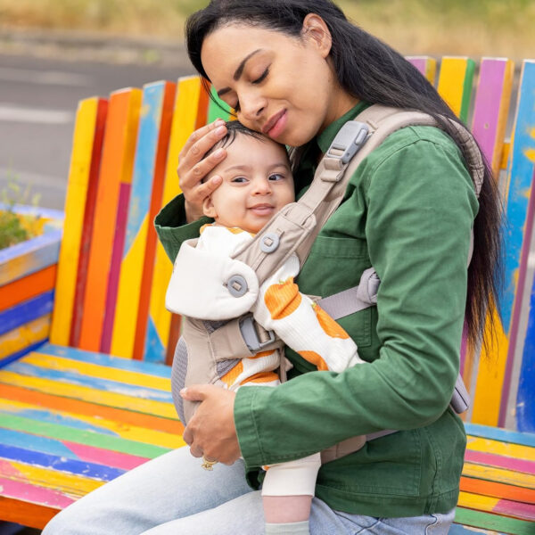 Savvy Baby Carrier – Ergonomic, Adjustable Baby Carrier with 4 Carry Positions, Padded Shoulder Straps and Lumbar Support (Marina)