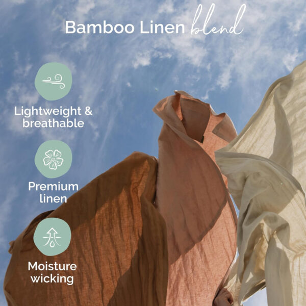 Boba Ring Sling Baby Carrier Newborn to Toddler - Lightweight & Breathable Baby Sling Carrier, Hip-Healthy Baby Carrier Sling, Baby Wrap Carrier for Front & Hip Carry, 8-35 lbs (Linen Rye)