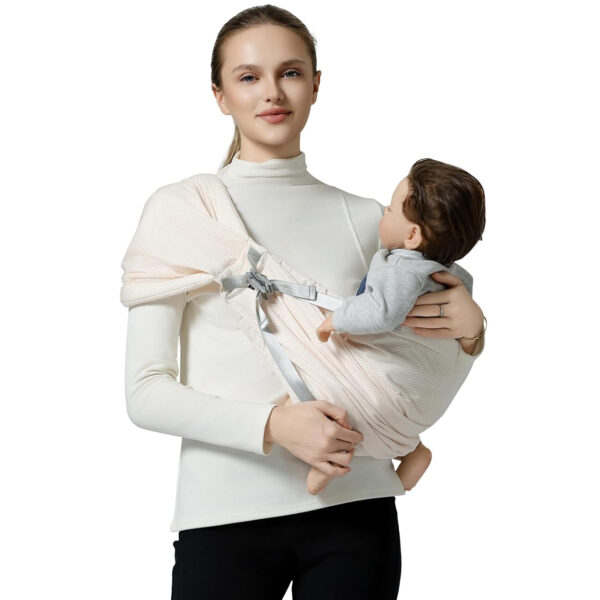 688a6b0f0ef0f17eba5d8275fd4e0da18e6a7b5c68fe995e6ef55.jpg Baby Sling Carrier, Toddler Sling Toddler Carrier with Wide Shoulder Strap, Lightweight Baby Carriers Newborn to Toddler Infant Wrap Carriers Perfect for Mom and Dad, Black