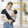 688a6b1df3d54119a02cac43ce7a7c2ba4f81822d3d93d0e4aeeb.jpg Baby Sling Carrier, Toddler Sling Toddler Carrier with Wide Shoulder Strap, Lightweight Baby Carriers Newborn to Toddler Infant Wrap Carriers Perfect for Mom and Dad, Black