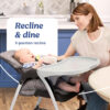 Graco Slim Snacker High Chair, Ultra Slim, Fast-Folding, Multiple Recline Positions, Comfortable Feeding, Whisk