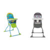Cosco Kids Simple Fold Folding High Chair for Babies and Toddlers (from 6 Months to 50 lbs) Simple Fold Deluxe with 3-Position Tray, Portable High Chair, Monster Syd
