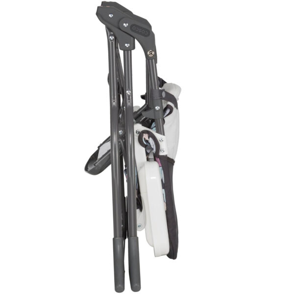 Cosco Kids Simple Fold Folding High Chair for Babies and Toddlers (from 6 Months to 50 lbs) Simple Fold Deluxe with 3-Position Tray, Portable High Chair, Monster Syd