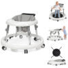 Baby Walker Foldable with 9 Adjustable Heights, Baby Walker with Wheels Portable, Infant Toddler Walker for Baby Boy Girls 6-18 Months