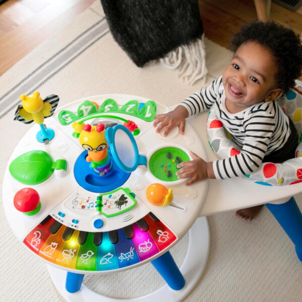 Baby Einstein Around We Grow 4-in-1 Walker, Discovery Activity Center and Table, Age 6 Months and up