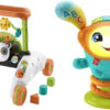 Fisher-Price Baby & Toddler Toy 2-Sided Steady Speed Panda Walker with Smart Stages Learning & Blocks for Ages 6+ Months