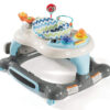 Storkcraft 3-in-1 Activity Walker and Rocker with Jumping Board Feeding Tray, Interactive Toy Tray for Toddlers Infants, Blue/Gray