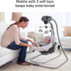 Graco DuetConnect LX Seat & Bouncer, Multi-Direction Seat, Multiple Swinging Speeds, Easily Portable, Redmond
