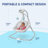 Graco DuetConnect LX Seat & Bouncer, Multi-Direction Seat, Multiple Swinging Speeds, Easily Portable, Redmond