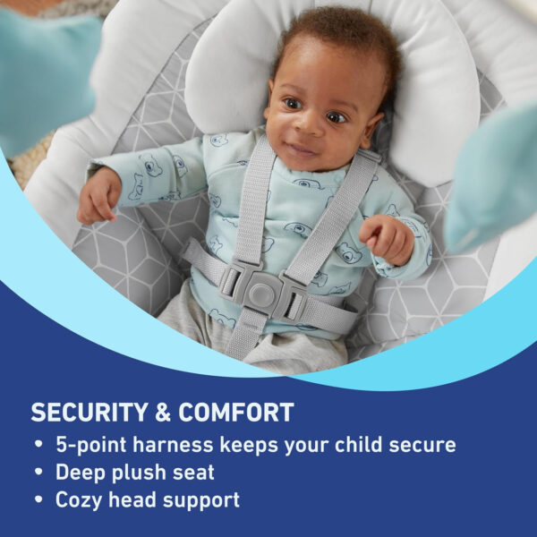 Graco DuetConnect LX Seat & Bouncer, Multi-Direction Seat, Multiple Swinging Speeds, Easily Portable, Redmond