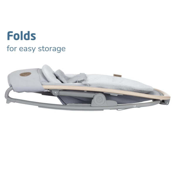 Maxi-Cosi Kori 2-in-1 Baby Bouncer Seat for Infants, Baby Rocker Chair, Portable Baby Bouncer, Classic Slate