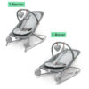 Summer Infant 2-in-1 Bouncer & Rocker Duo (Heather Gray) Convenient and Portable Rocker and Bouncer for Babies Includes Soft Toys and Soothing Vibrations