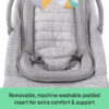 Summer Infant 2-in-1 Bouncer & Rocker Duo (Heather Gray) Convenient and Portable Rocker and Bouncer for Babies Includes Soft Toys and Soothing Vibrations