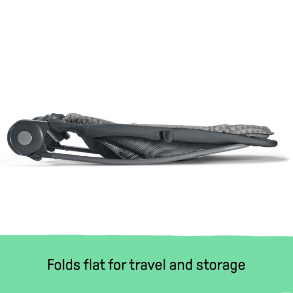 Summer Infant 2-in-1 Bouncer & Rocker Duo (Heather Gray) Convenient and Portable Rocker and Bouncer for Babies Includes Soft Toys and Soothing Vibrations