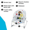 Baby Einstein Deans Discovery Spot Musical Infant to Toddler Rocker, with Vibrations, Ages 0 Months and Up