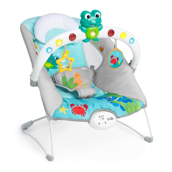 Baby Einstein Deans Discovery Spot Musical Infant to Toddler Rocker, with Vibrations, Ages 0 Months and Up