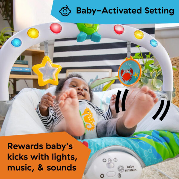 Baby Einstein Deans Discovery Spot Musical Infant to Toddler Rocker, with Vibrations, Ages 0 Months and Up