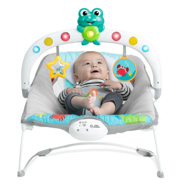 Baby Einstein Deans Discovery Spot Musical Infant to Toddler Rocker, with Vibrations, Ages 0 Months and Up