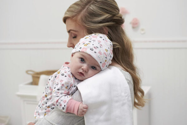 Gerber Unisex Baby Boys Girls Birdseye Prefold Cloth Diapers Multipack White 3-Ply 10 Pack