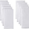 Gerber Unisex Baby Boys Girls Birdseye Prefold Cloth Diapers Multipack White 3-Ply 10 Pack