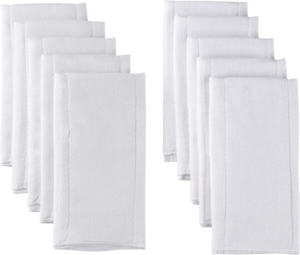 Gerber Unisex Baby Boys Girls Birdseye Prefold Cloth Diapers Multipack White 3-Ply 10 Pack