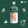 Naturally Nature Disposable Cloth Diaper Liners, Unscented, Fragrance-Free, Chlorine Free Diaper Inserts - 200 Count - (2 Rolls, 100 Sheets per Roll)