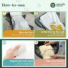 Naturally Nature Disposable Cloth Diaper Liners, Unscented, Fragrance-Free, Chlorine Free Diaper Inserts - 200 Count - (2 Rolls, 100 Sheets per Roll)