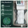 Naturally Nature Disposable Cloth Diaper Liners, Unscented, Fragrance-Free, Chlorine Free Diaper Inserts - 200 Count - (2 Rolls, 100 Sheets per Roll)