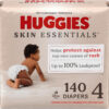 688a77c9466c5e881622264520f328bc2a1393d7602903252fbf6.jpg Huggies Size 1 Diapers, Skin Essentials Baby Diapers, Size 1 (8-14 lbs), 204 Count (3 Packs of 68), Packaging May Vary