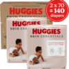 688a77ca30932e23446a5bb2b9a109bd491b649369c80a26830f6.jpg Huggies Size 1 Diapers, Skin Essentials Baby Diapers, Size 1 (8-14 lbs), 204 Count (3 Packs of 68), Packaging May Vary