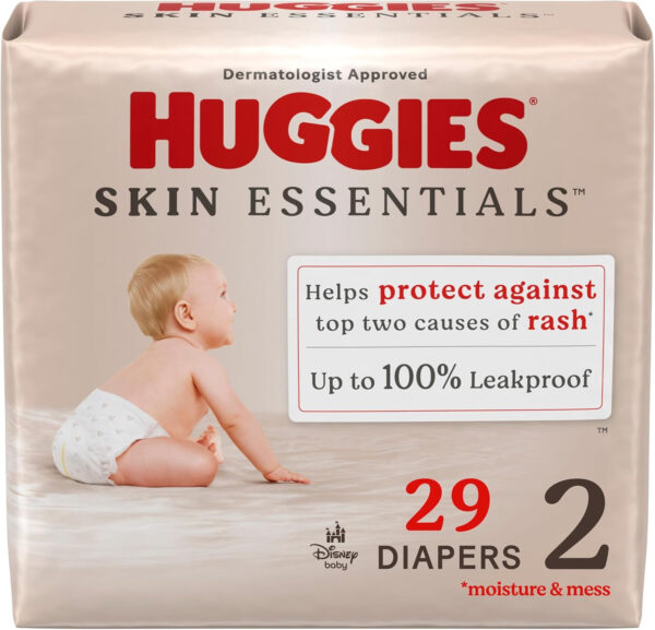 688a77db0cba3fd2d3475d64a7eef4df0870c30444a7386c89b0c.jpg Huggies Size 1 Diapers, Skin Essentials Baby Diapers, Size 1 (8-14 lbs), 204 Count (3 Packs of 68), Packaging May Vary