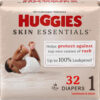 688a77e7c4802e5ba4c5e8740b323511311aaa4b2c94161c59bfc.jpg Huggies Size 1 Diapers, Skin Essentials Baby Diapers, Size 1 (8-14 lbs), 204 Count (3 Packs of 68), Packaging May Vary