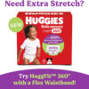 Huggies Size 8 Diapers, Little Movers Baby Diapers, Size 8 (46+ lbs), 76 Count (2 Packs of 38), Packaging May Vary