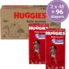 Huggies Size 7 Diapers, Little Movers Baby Diapers, Size 7 (41+ lbs), 88 Count (2 Packs of 44), Packaging May Vary